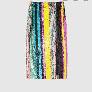 Zara Sequin Skirt